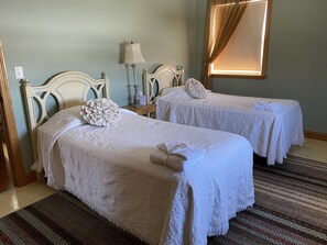 7 bedrooms, iron/ironing board, travel crib, free WiFi