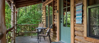 Located on a 10 acre wooded hillside