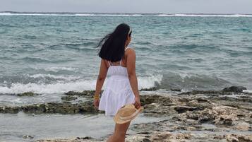 On the beach