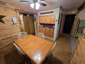 Dining - Blissful cozy, year round, lakeside cabin on Butternut Lake.  Dogs welcome. (Butternut)