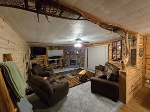 TV connectée, cheminée