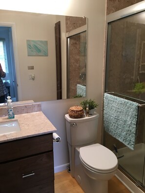 Shower, hair dryer, towels, soap - Relaxing river retreat (South Haven)