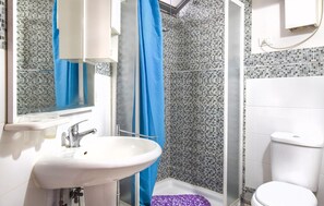 Shower, hair dryer