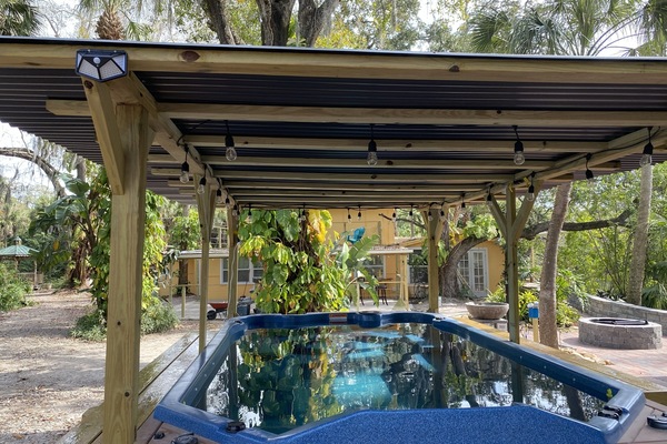 Una piscina riscaldata