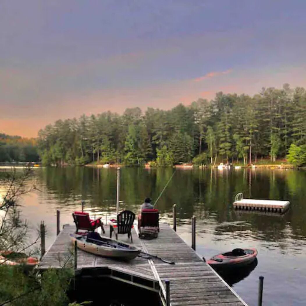 Private Waterfront House on Loon Lake with Amazing Views by Lake George and Gore