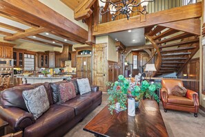 TV, fireplace, DVD player, stereo