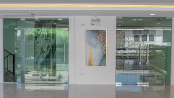 Interior entrance
