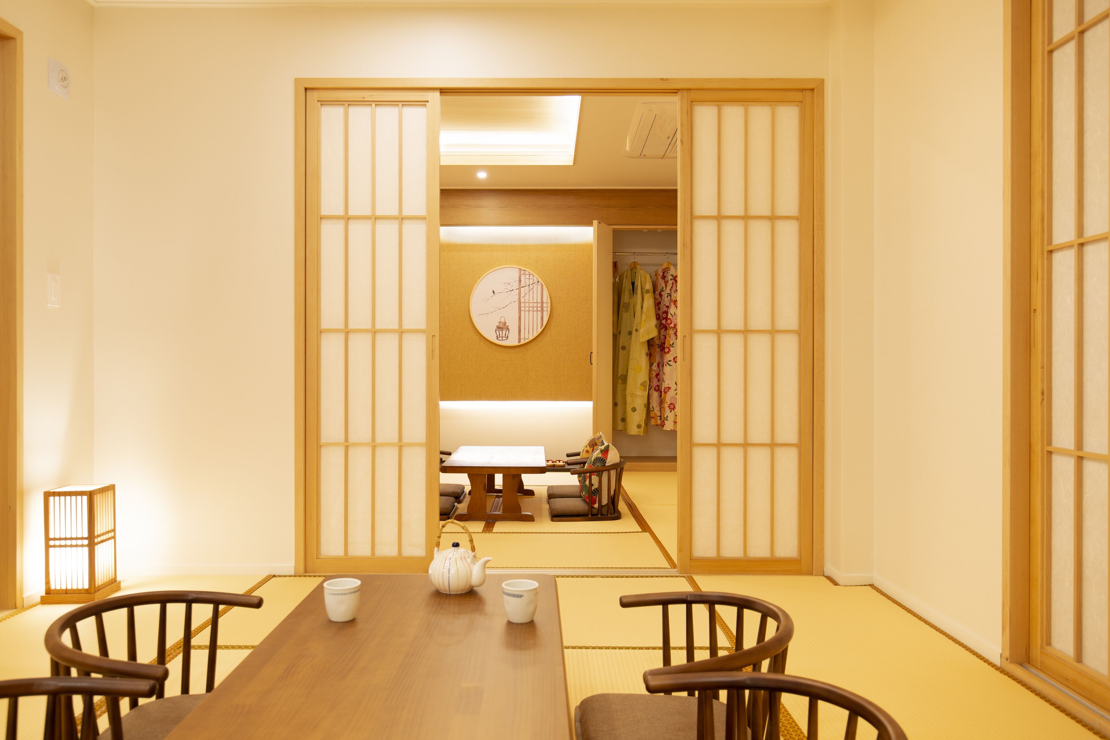 tatami suite double room | desk, laptop workspace, soundproofing, free wifi