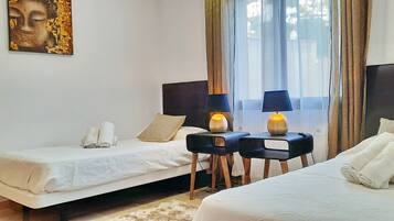 2 slaapkamers, een strijkplank/strijkijzer, wifi, rolstoeltoegankelijk