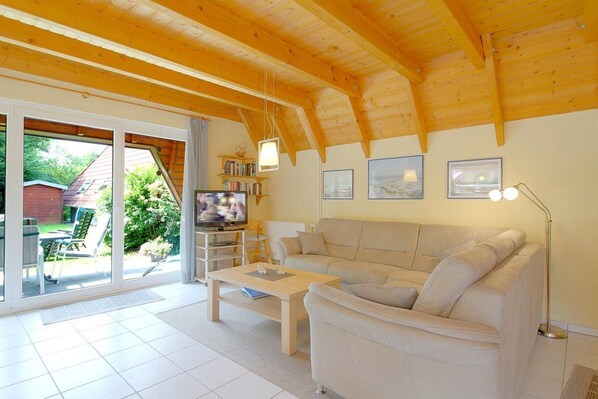 Fernseher, Kamin