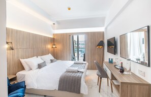 Minibar, caja de seguridad en la habitación y sistema de insonorización