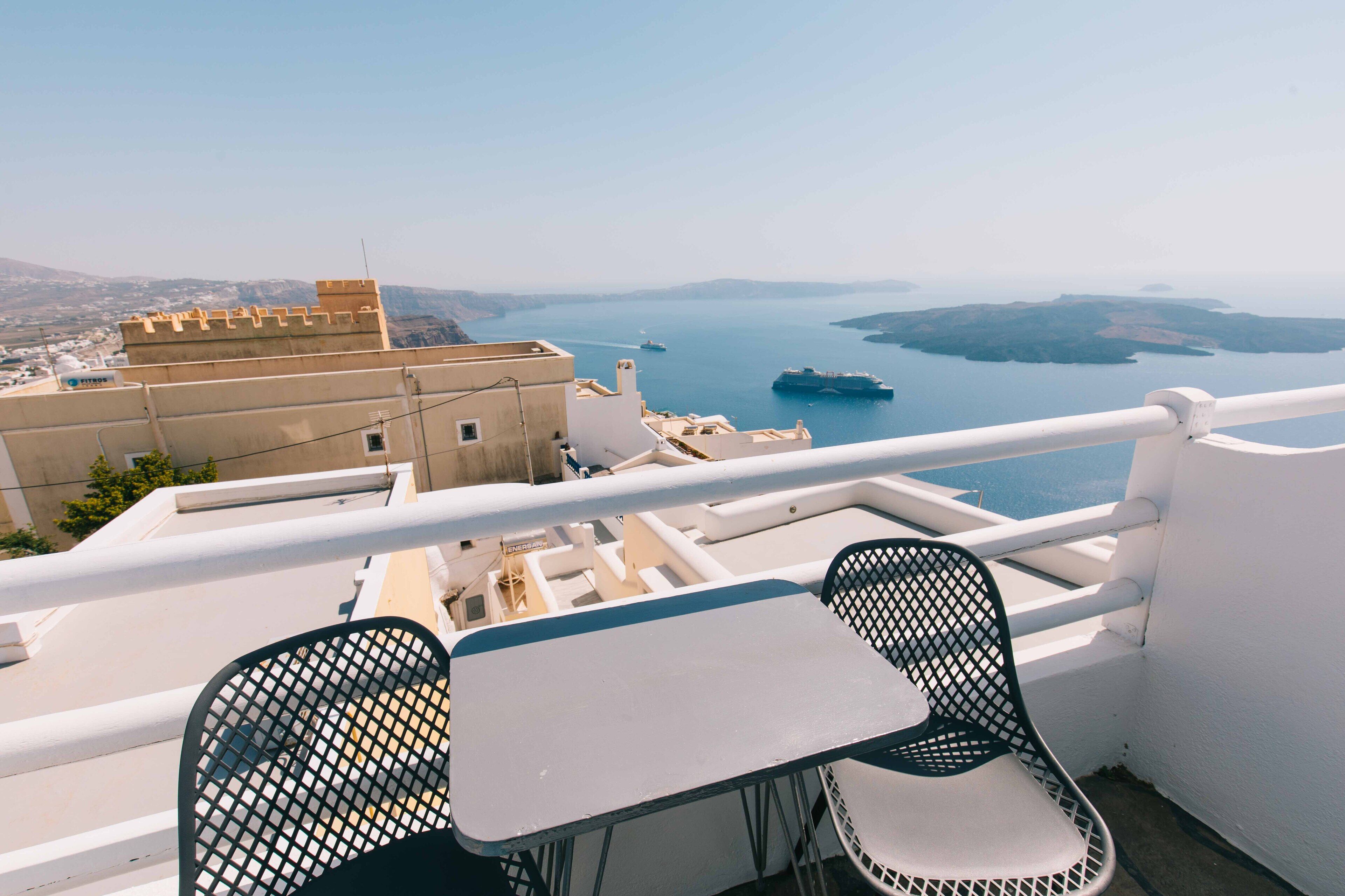 double room (caldera view) | view from room