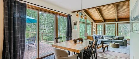 Cabin, 3 Bedrooms | Living area | TV