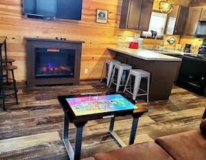 Private kitchen - Toasted Marshmallow is a Tiny Home in Wears Valley! (Sevierville)