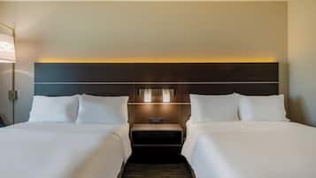 Standard Room, 2 Queen Beds | Desk, laptop workspace, WiFi, bed sheets