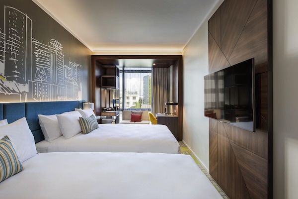 Standard Room, 2 Queen Beds | Individually decorated, individually furnished, desk, laptop workspace