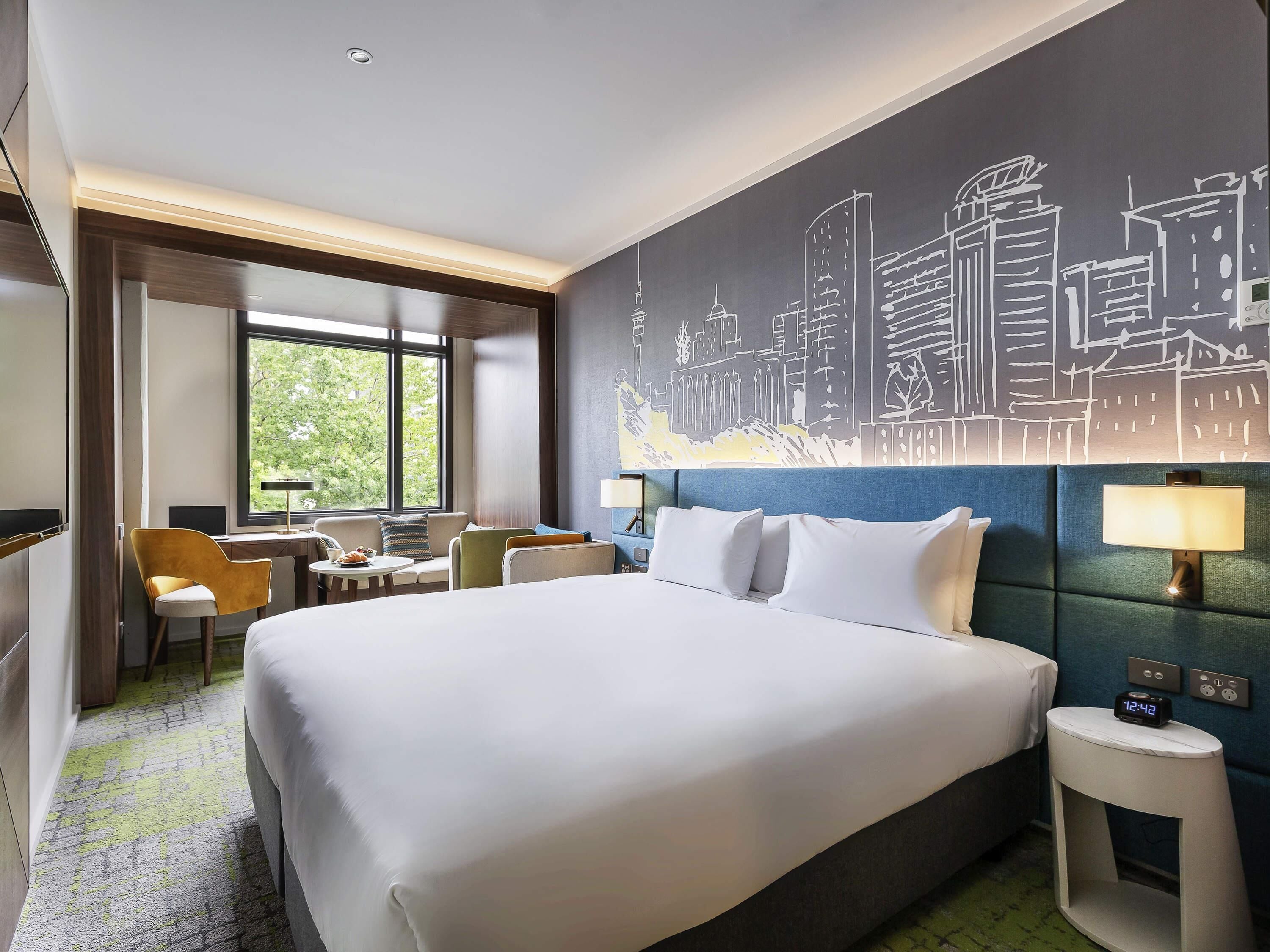 individually decorated, individually furnished, desk, laptop workspace