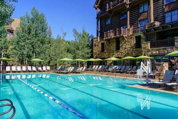 Außenpool, beheizter Pool