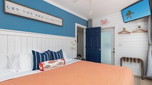 2 bedrooms, iron/ironing board, travel cot, WiFi