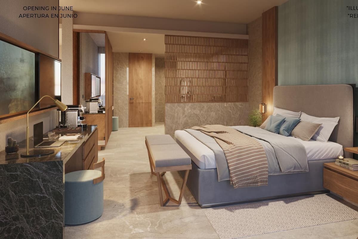 1 bedroom, hypo-allergenic bedding, free minibar, in-room safe