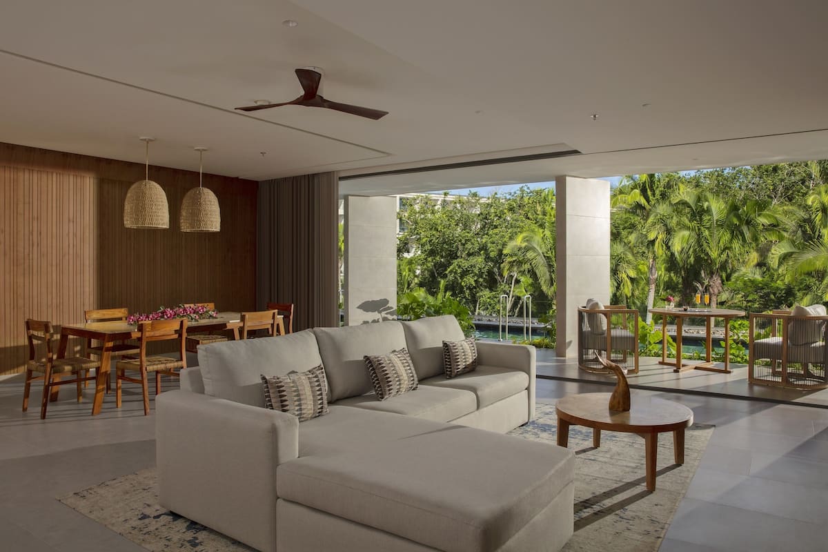 Preferred Club Dreams Suite Tropical View Swim Out | 1 bedroom, hypo-allergenic bedding, free minibar, in-room safe