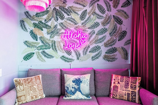 Watch the waves, sunsets or your smart tv from your "day bed".