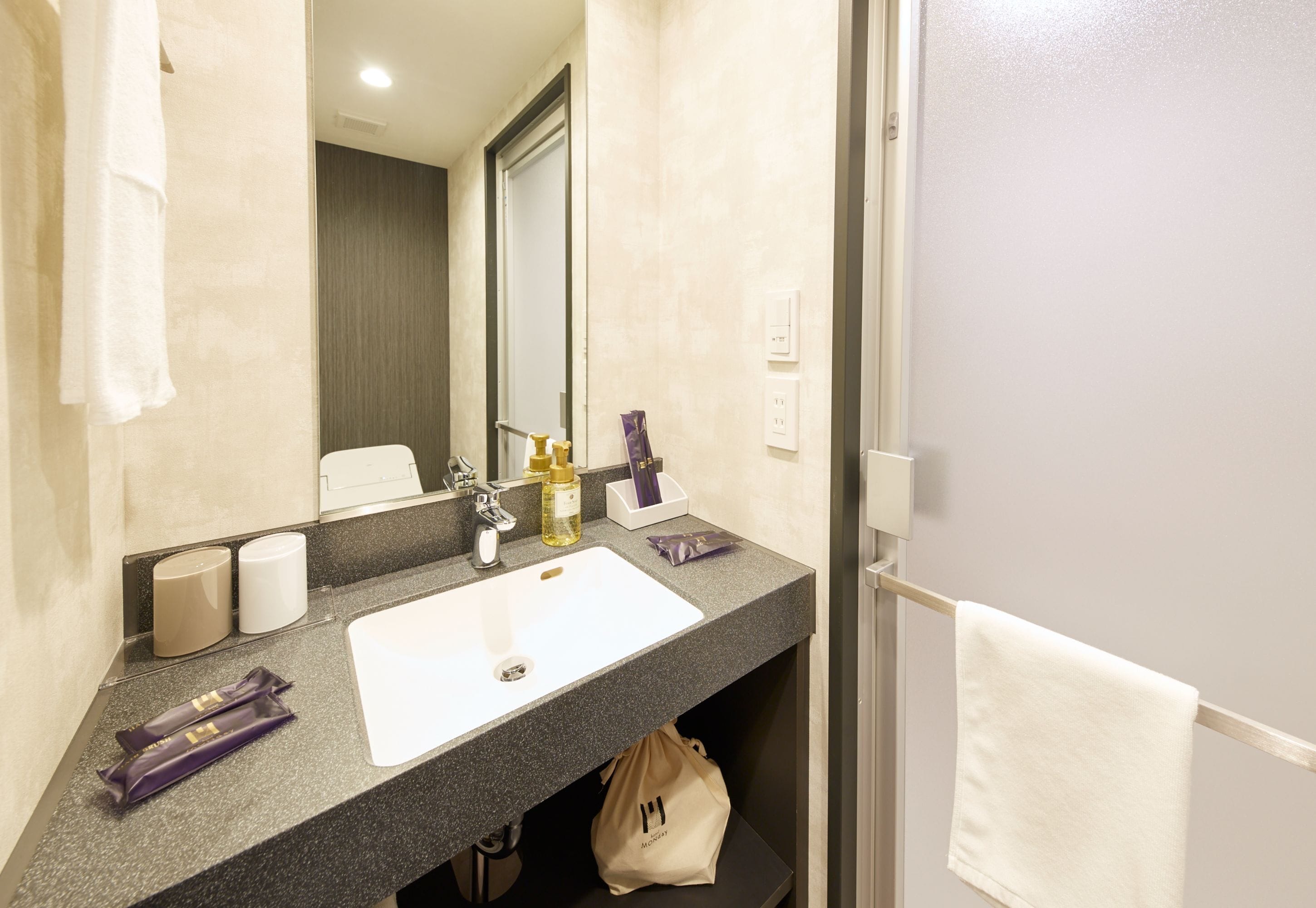 deluxe twin room with sofa bed and extra bed, non smoking/shuttle buses to kinkakuji available! | in-room safe, free wifi, bed sheets