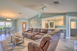 Living area - 15 Mi to Beach: Home w/ Pool in Cape Coral (Cape Coral)