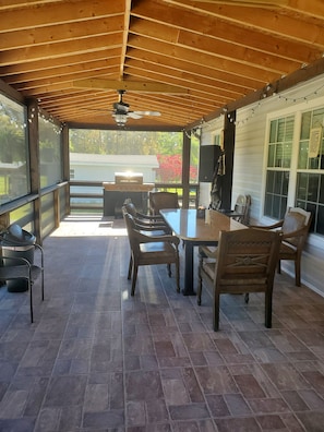 Outdoor dining - "EL PARCHE"  Family Farmhouse (Fort Myers)