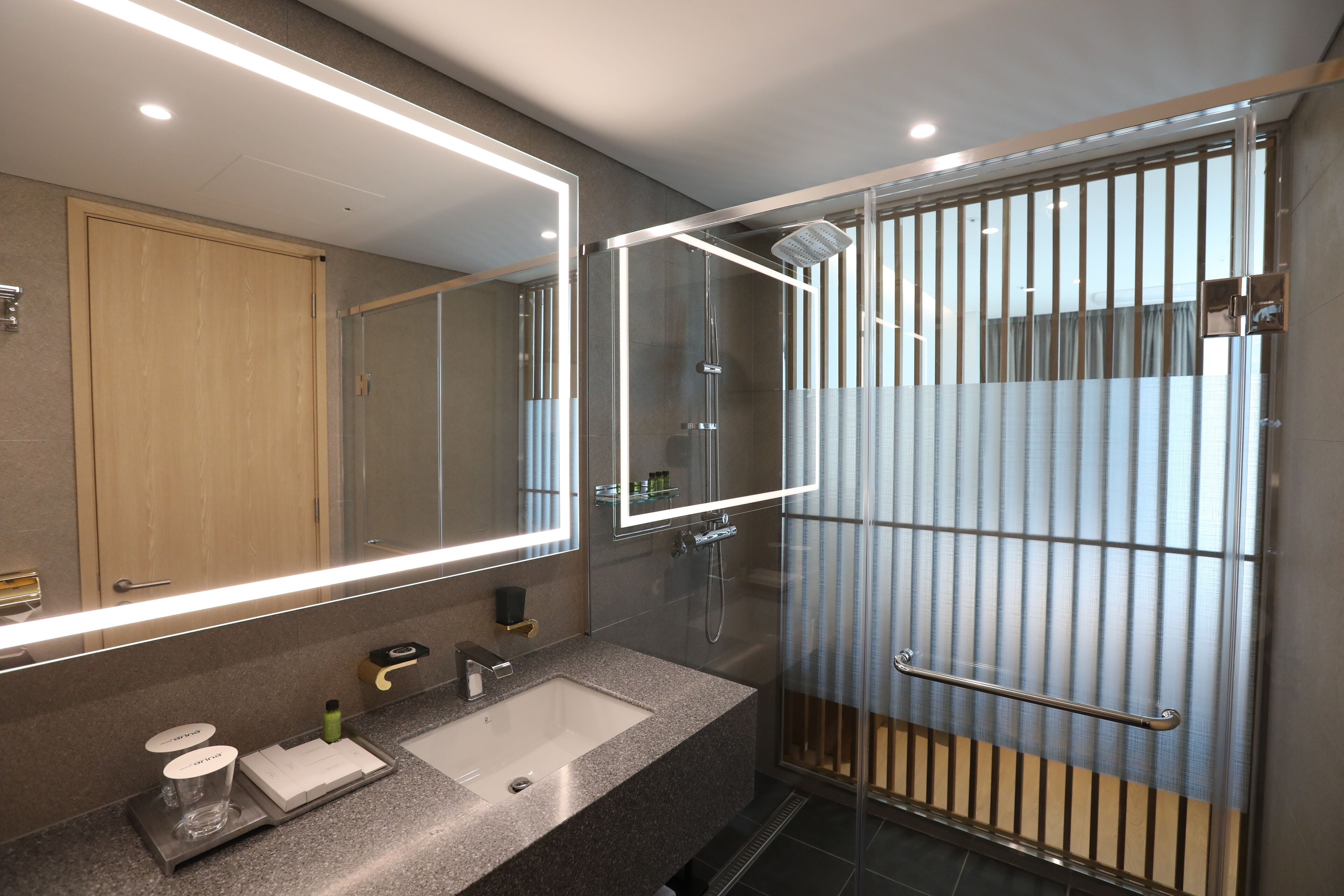 deluxe double room | bathroom | free toiletries, hair dryer, dressing gowns, slippers