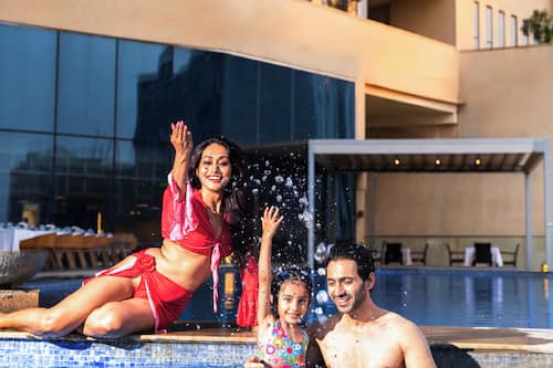 Outdoor pool, open 6:00 AM to 9:00 PM, sun loungers