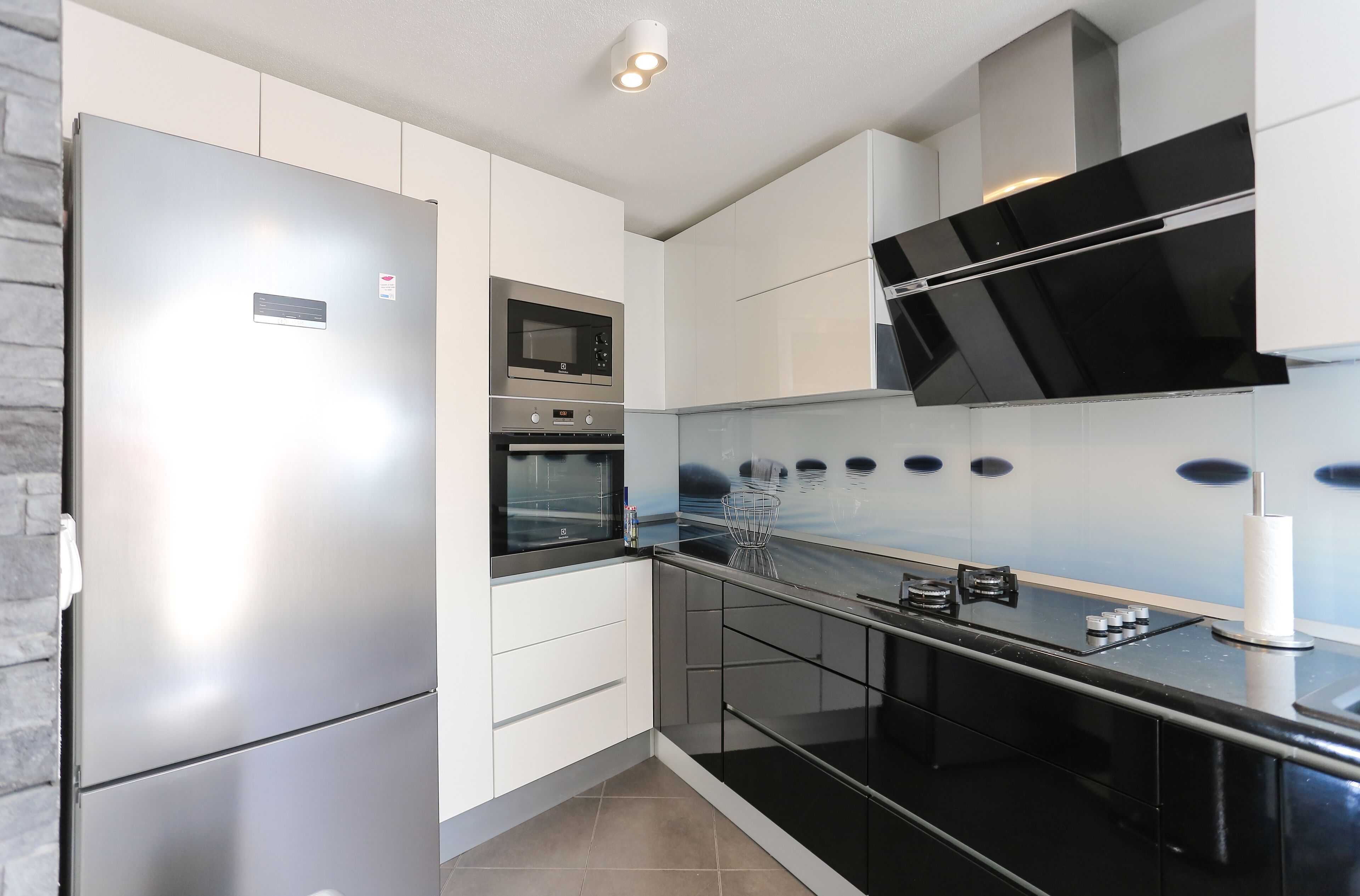 Apartment (Two Bedroom Apartment) | Private kitchen | Fridge, microwave, stovetop, dishwasher