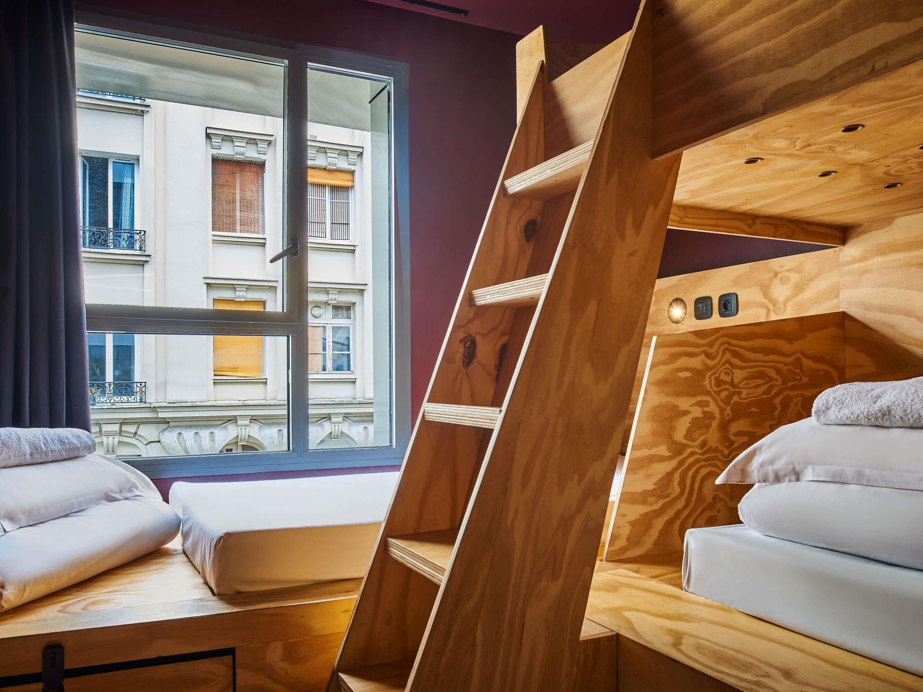 Blackout curtains, soundproofing, free WiFi, bed sheets