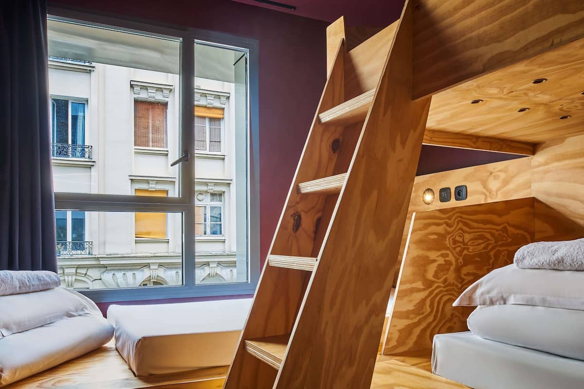 Blackout curtains, soundproofing, free WiFi, bed sheets