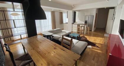 Cozy apartment with panoramic windows