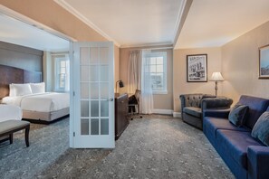 In-room safe, desk, laptop workspace, blackout drapes - Americus Hotel, Unscripted by Hyatt (Allentown)