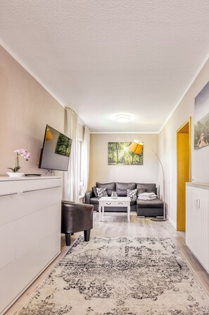 TV - Vacation apartment Waldesruh (Thale)