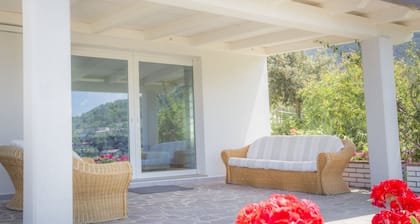 Prestigious Villa on the sandy beach named Biodola, with a stunning sea view, a private parking acce