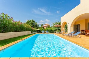 Pool - Villa Katerina - Three Bedroom Villa, Sleeps 6 (Afrato)