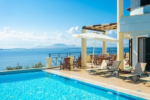 Pool - Villa Georgios - Five Bedroom Villa, Sleeps 10 (Nisaki)