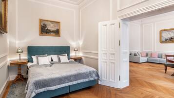 1 bedroom, iron/ironing board, travel crib, WiFi