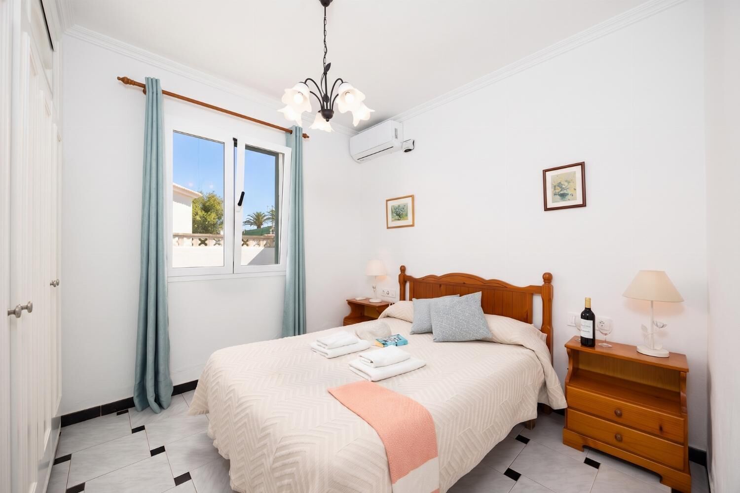 2 bedrooms, iron/ironing board, travel crib, WiFi