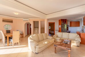 TV, fireplace, DVD player