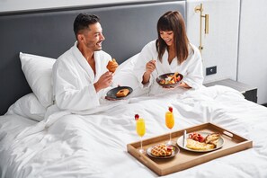 Petit déjeuner servi sur place