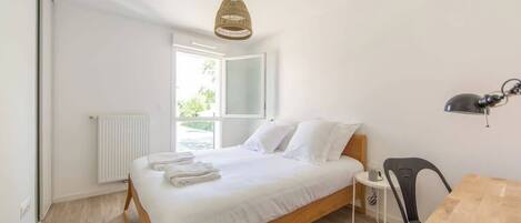 1 soverom, strykejern/-brett, wi-fi og sengetøy