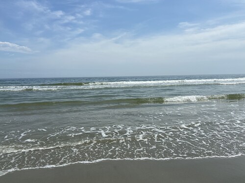 Myrtle Beach getaway nestled  just a block away from the beach