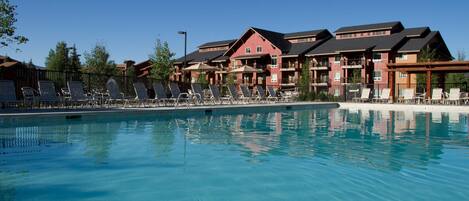 Indoor pool, a heated pool