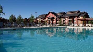 Indoor pool, a heated pool