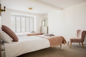 3 bedrooms, iron/ironing board, travel cot, free WiFi