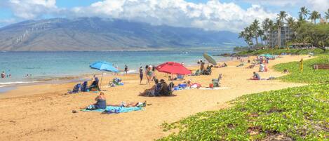 Beach nearby, beach towels